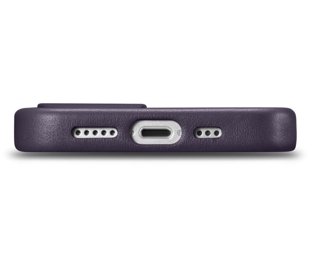 iCarer Leather Case do iPhone 14 Plus (MagSafe) fioletowy - 1201181 - zdjęcie 5